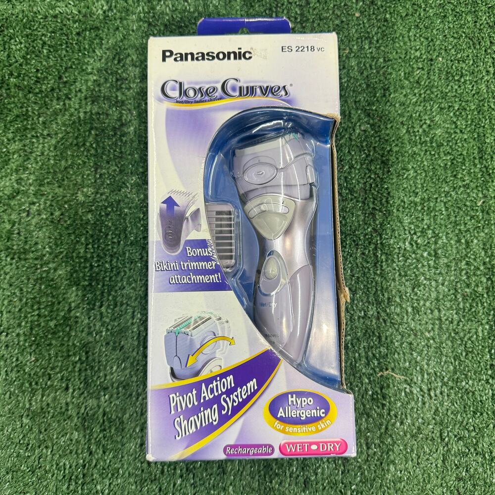 Panasonic ES2218 Close Curves Wet/Dry Ladies Cordless Electric Shaver - Lavender